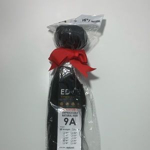 Edge single bundle 100% natural virgin human hair